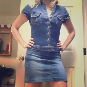 Denim dress